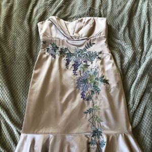 Karen Millen dusty pink satin dress UK 12 US 8